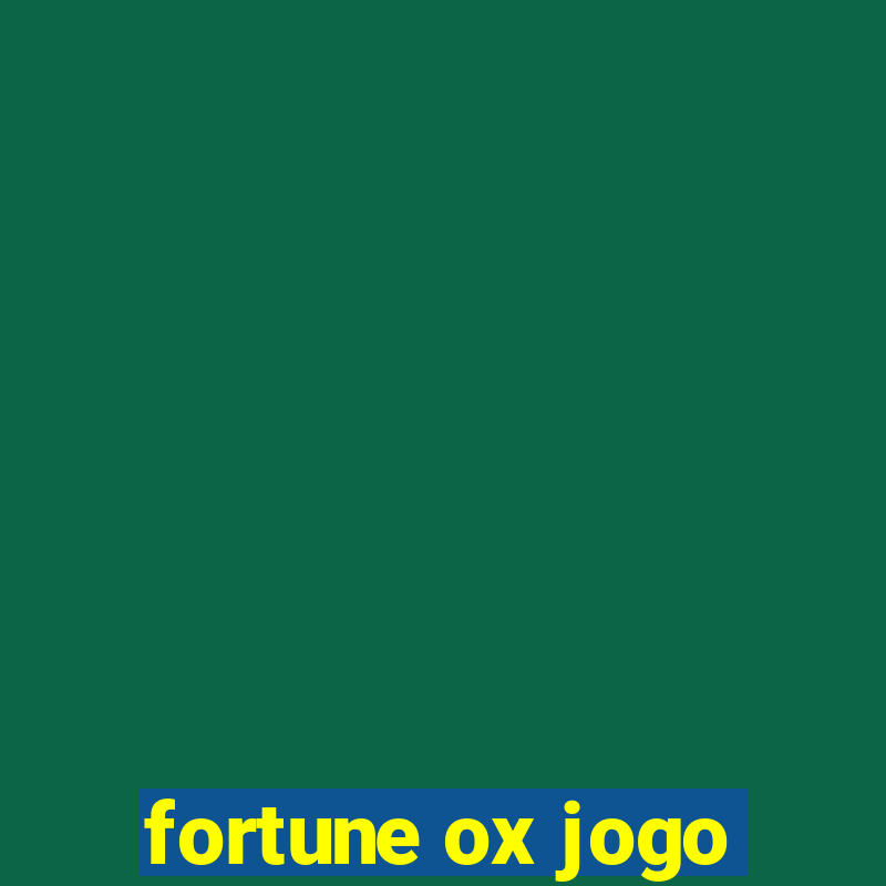 fortune ox jogo