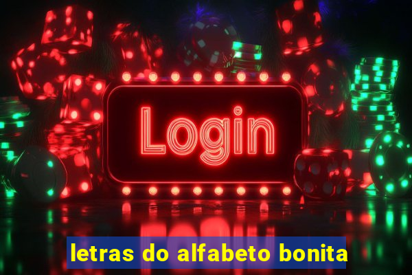 letras do alfabeto bonita