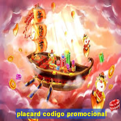 placard codigo promocional