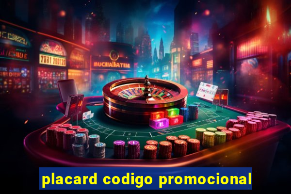 placard codigo promocional