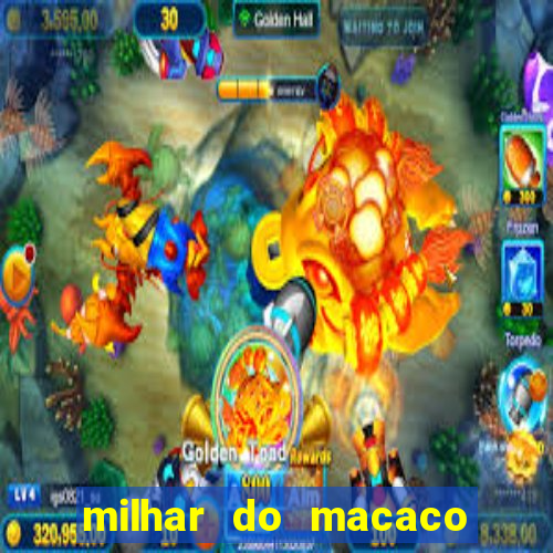 milhar do macaco que mais saem no jogo do bicho