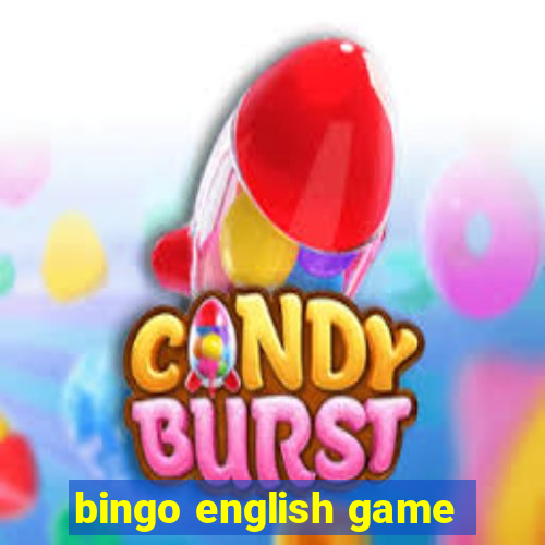 bingo english game