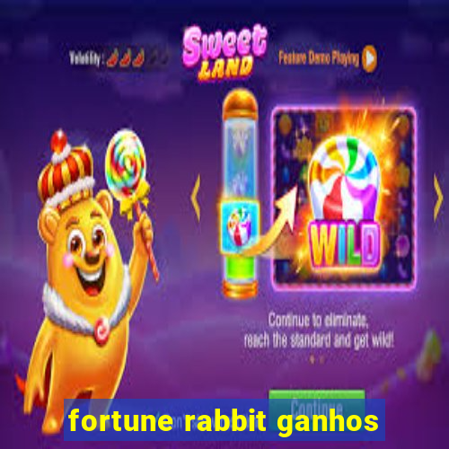 fortune rabbit ganhos