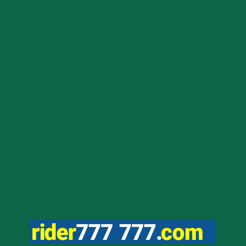 rider777 777.com