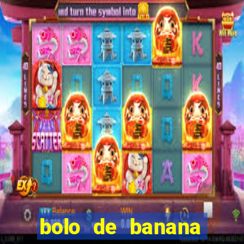 bolo de banana menino prendado