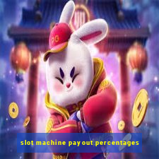 slot machine payout percentages