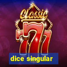 dice singular