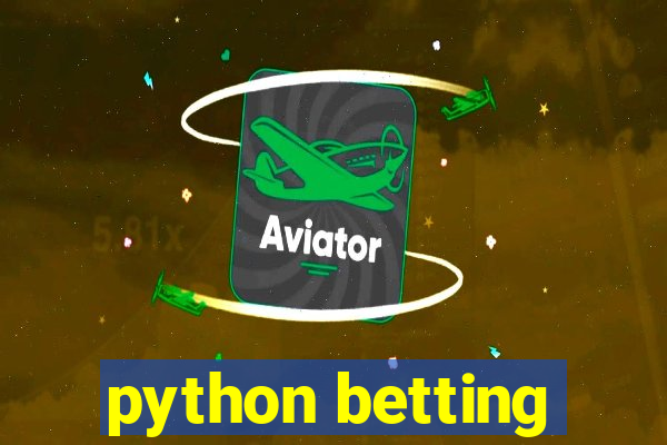 python betting