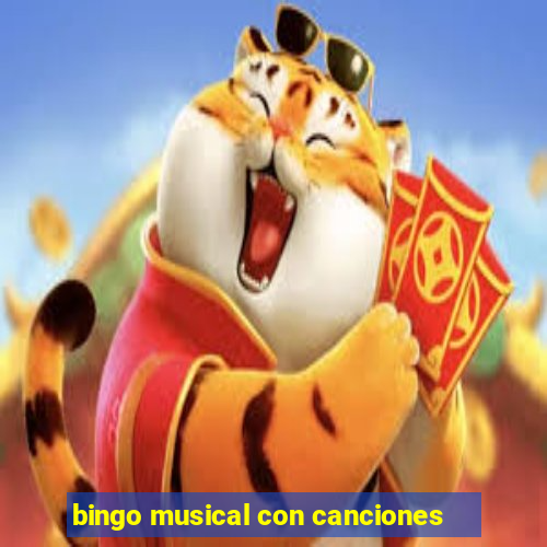 bingo musical con canciones