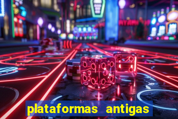 plataformas antigas de jogos