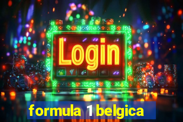 formula 1 belgica