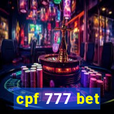 cpf 777 bet