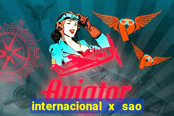 internacional x sao paulo palpite