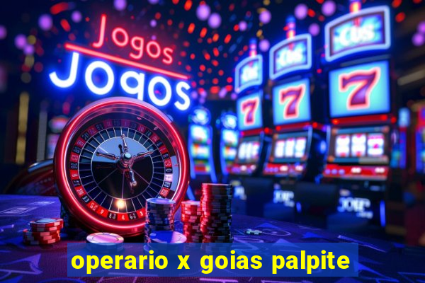 operario x goias palpite