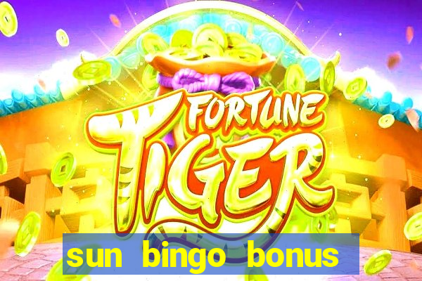 sun bingo bonus terms and conditions