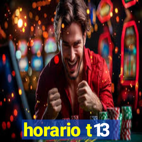 horario t13