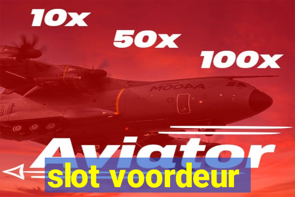 slot voordeur