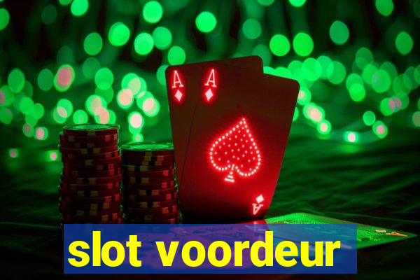 slot voordeur