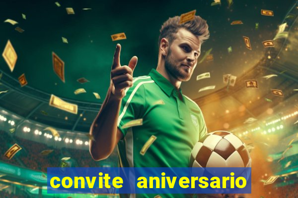 convite aniversario infantil futebol