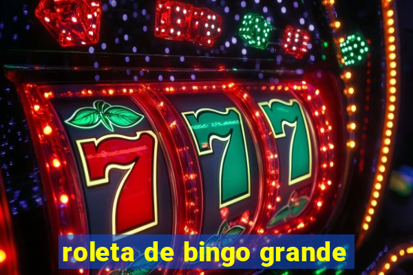 roleta de bingo grande