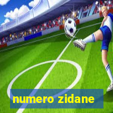 numero zidane