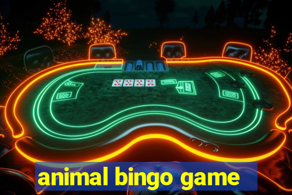 animal bingo game