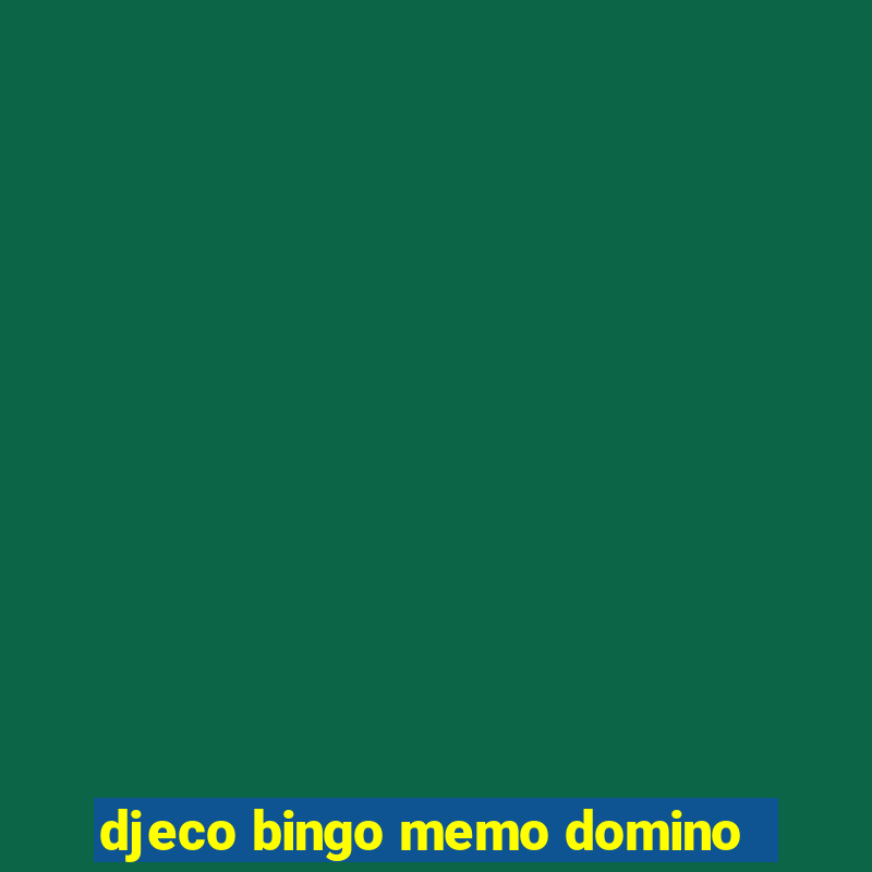 djeco bingo memo domino