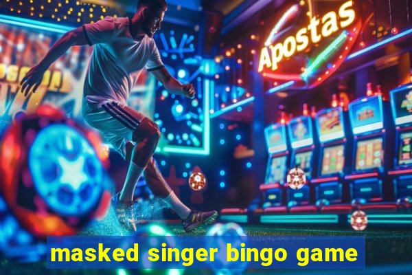 masked singer bingo game