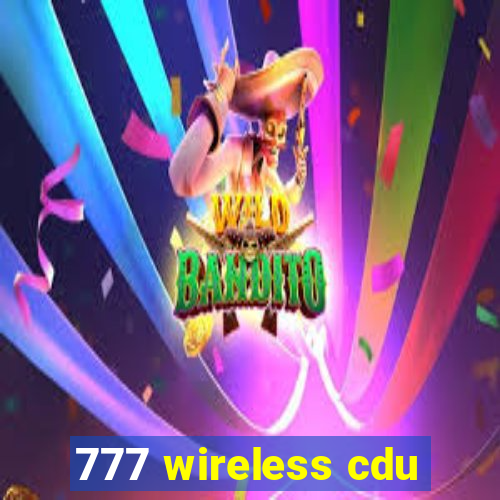 777 wireless cdu