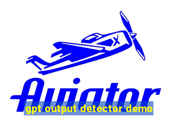 gpt output detector demo