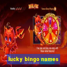 lucky bingo names