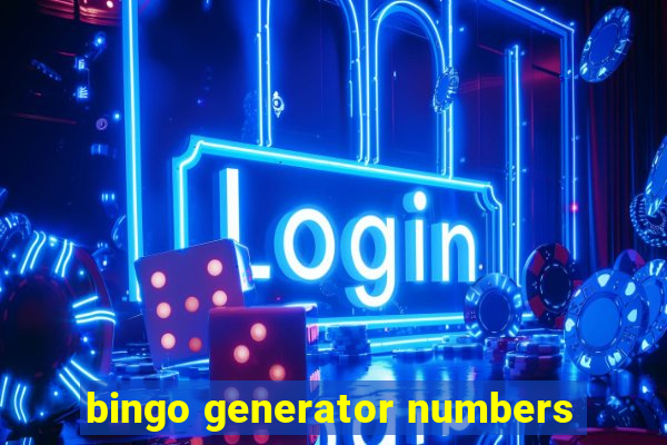 bingo generator numbers