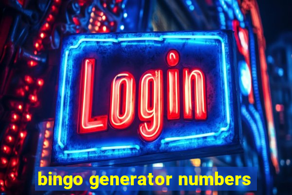 bingo generator numbers