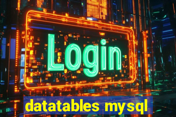 datatables mysql