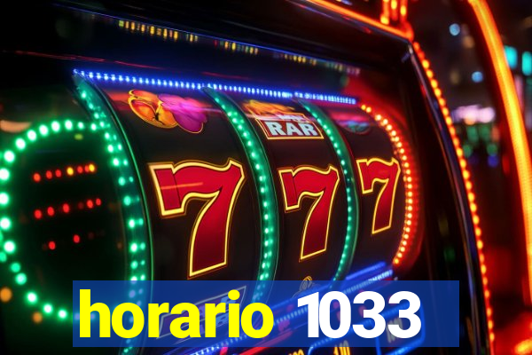 horario 1033