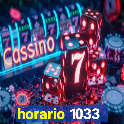 horario 1033