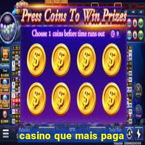 casino que mais paga