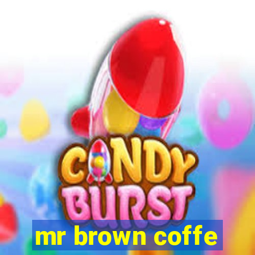 mr brown coffe