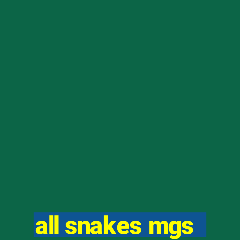 all snakes mgs