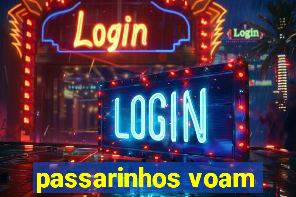 passarinhos voam