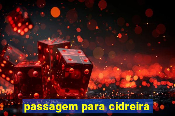 passagem para cidreira