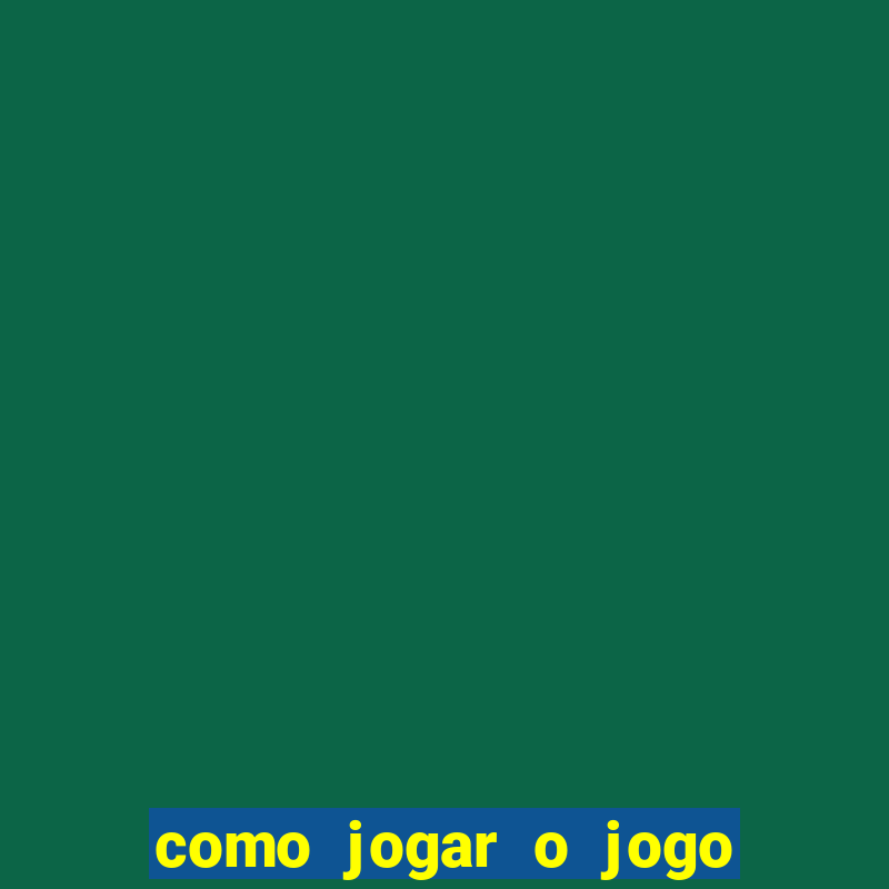 como jogar o jogo do avi?o