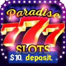 $10 deposit australian casino