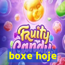 boxe hoje