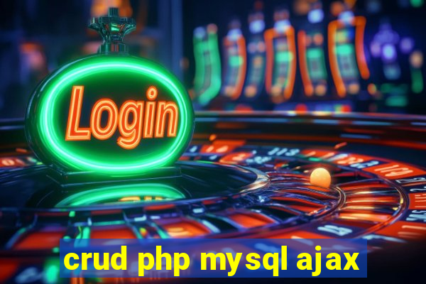 crud php mysql ajax