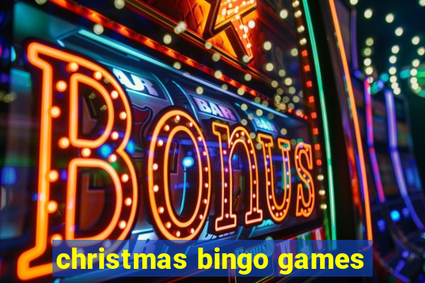 christmas bingo games