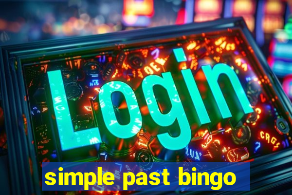 simple past bingo