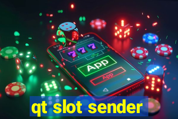 qt slot sender