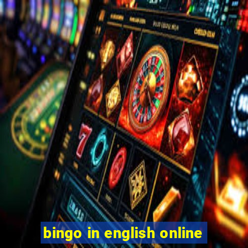 bingo in english online