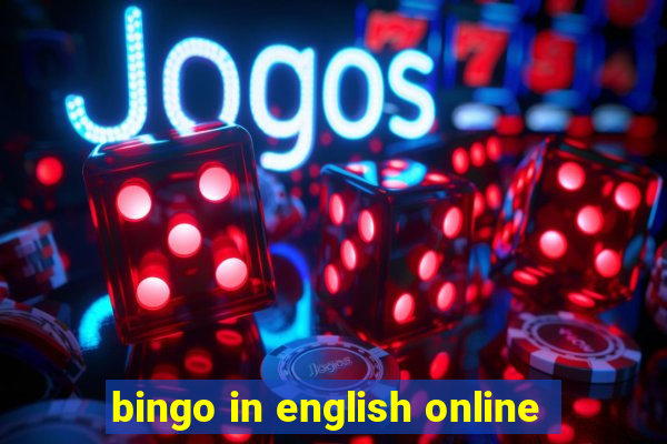 bingo in english online